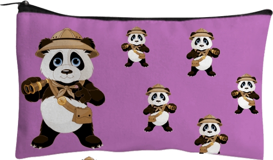 Explorer Panda Jumbo Pencil Case - fungear.com.au