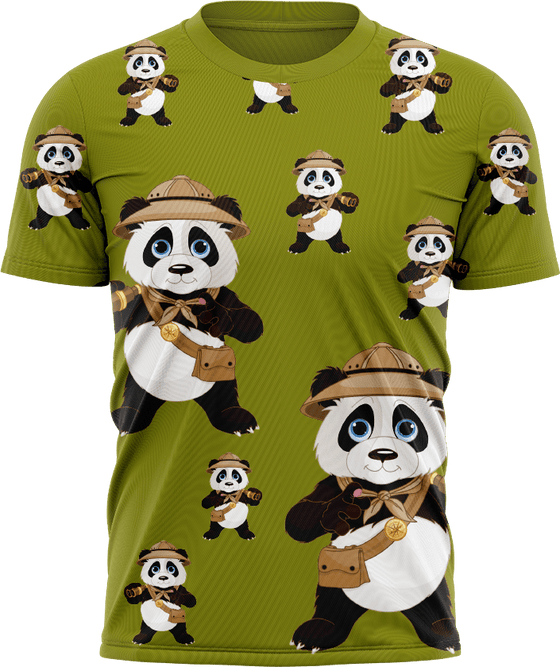 Explorer Panda T shirts - fungear.com.au