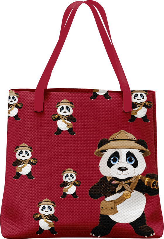 Explorer Panda Tote Bag - fungear.com.au
