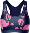 Flamingo Crop Top - kustomteamwear.com