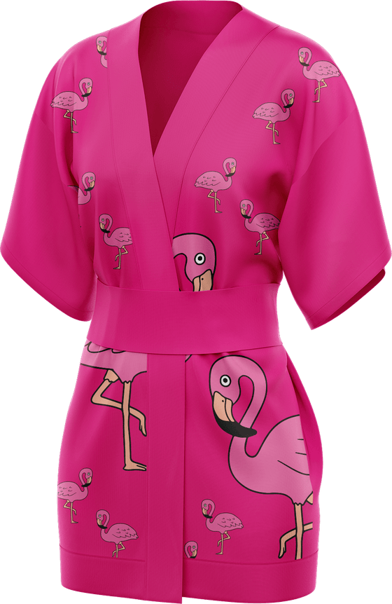 Flamingo Kimono - fungear.com.au