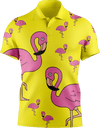 Flamingo Men's Short Sleeve Polo - fungear.com.au