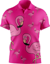 Flamingo Men's Short Sleeve Polo - fungear.com.au