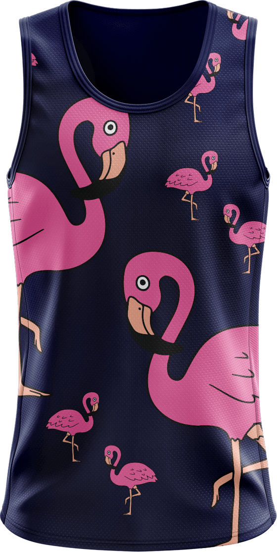 Flamingo Singlets - fungear.com.au