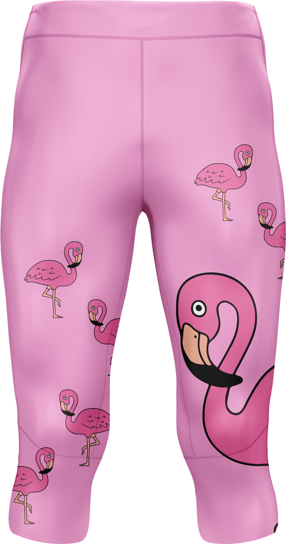 Flamingo tights 3/4 or full length - fungear.com.au