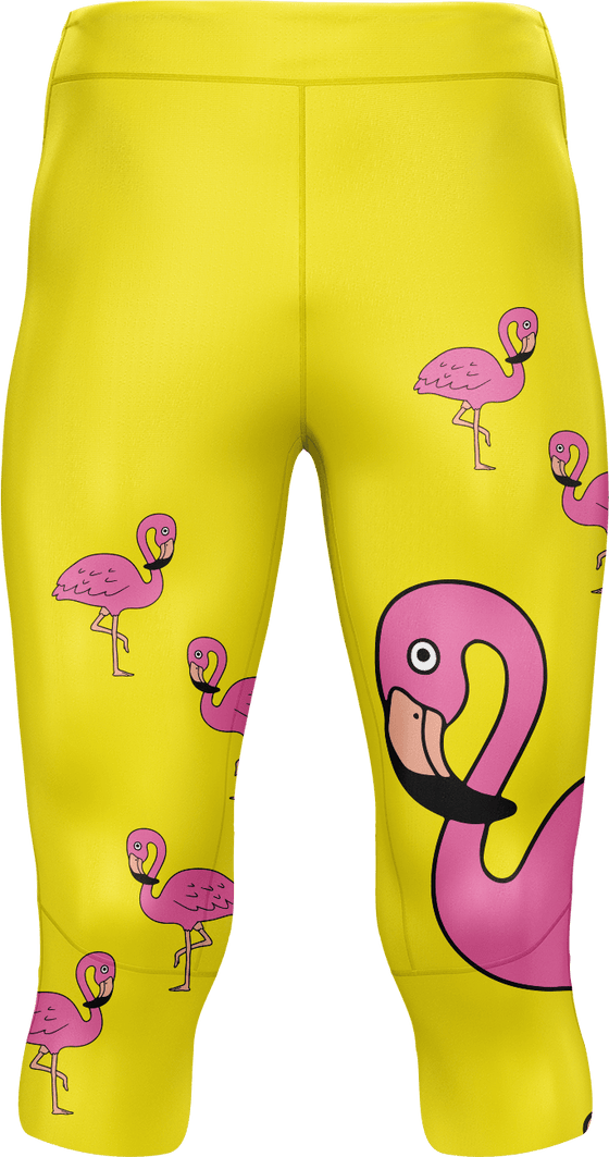 Flamingo tights 3/4 or full length - fungear.com.au