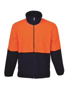  FULL ZIP HI VIS POLAR FLEECE - kustomteamwear.com