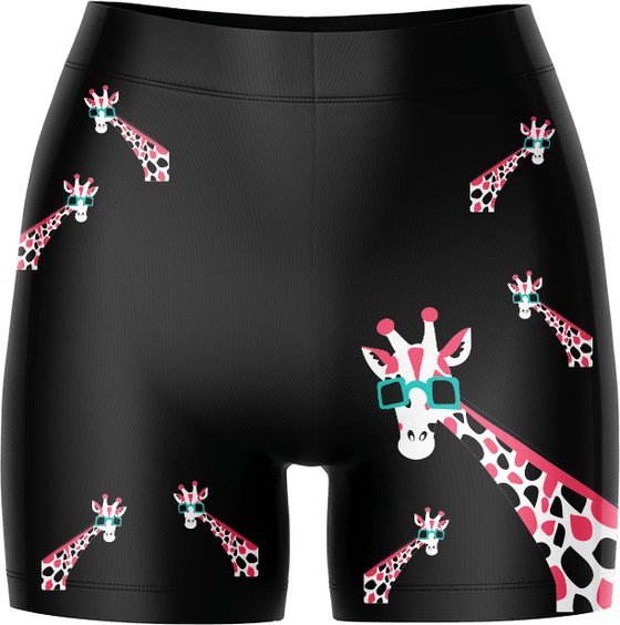 Gigi Giraffe Bike Shorts - fungear.com.au