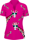 Gigi Giraffe Women's Polo - fungear.com.au