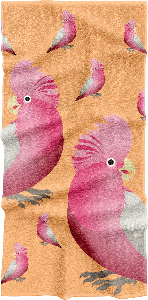 Glama Galah Towels - fungear.com.au