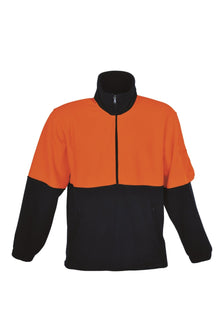  HALF ZIP HI VIS POLAR FLEECE - kustomteamwear.com