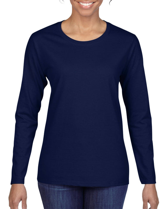 Heavy Cotton Ladies' Long Sleeve T-Shirt - kustomteamwear.com