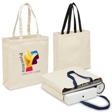  Heavy Duty Canvas Tote with Gusset - kustomteamwear.com