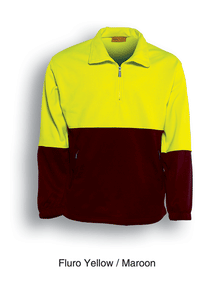  HI-VIS 1/2 ZIP FLEECE - kustomteamwear.com