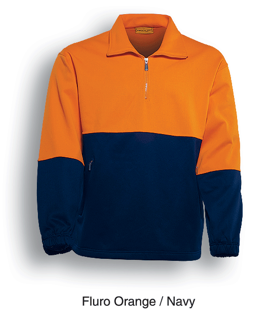 HI-VIS 1/2 ZIP FLEECE - kustomteamwear.com