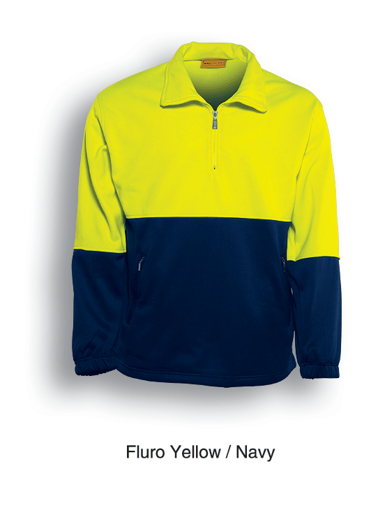 HI-VIS 1/2 ZIP FLEECE - kustomteamwear.com