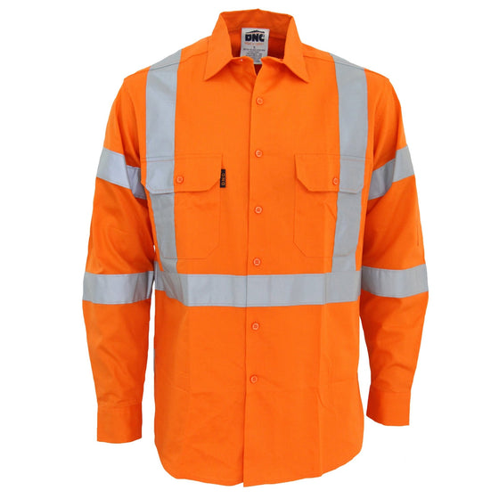 Hi-Vis 3 way vented "X" back & Biomotion taped shirt - kustomteamwear.com