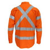 Hi-Vis 3 way vented "X" back & Biomotion taped shirt - kustomteamwear.com