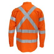 Hi-Vis 3 way vented "X" back & Biomotion taped shirt - kustomteamwear.com