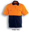 HI-VIS COTTON JERSEY POLO S/S - kustomteamwear.com