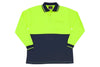 Hi Vis Long Sleeve Polo - kustomteamwear.com