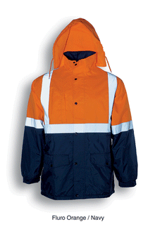  HI-VIS MESH LINING JACKET WITH REFLECTIVE TAPE - kustomteamwear.com