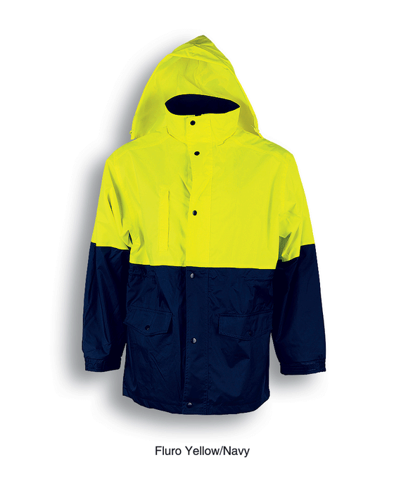 HI-VIS POLAR FLEECE LINED JACKET - kustomteamwear.com