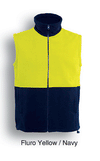 HI-VIS POLAR FLEECE VEST - kustomteamwear.com