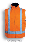 HI-VIS REVERSIBLE VEST WITH REFLECTIVE TAPE - kustomteamwear.com