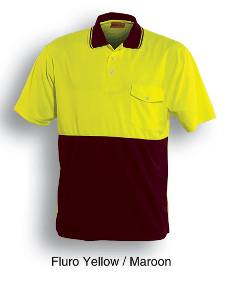 HI-VIS SAFETY POLO -SHORT SLEEVE - kustomteamwear.com