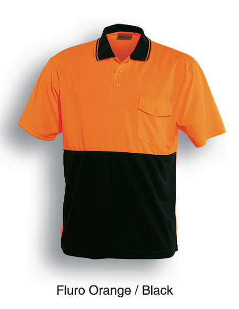 HI-VIS SAFETY POLO -SHORT SLEEVE - kustomteamwear.com