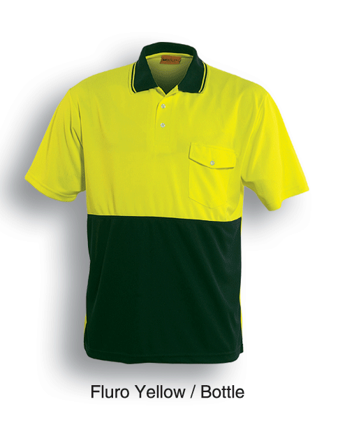 HI-VIS SAFETY POLO -SHORT SLEEVE - kustomteamwear.com