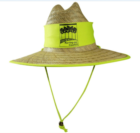 HI VIS STRAW HATS - kustomteamwear.com