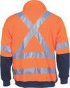 HiVis 1/2 Zip Fleecy with ÔXÕ Back & additional Tape on Tail - kustomteamwear.com