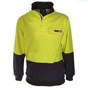HiVis 1/2 Zip FR & HRC2 Jumper - kustomteamwear.com