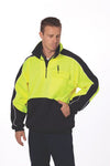 HiVis 2 Tone 1/2 Zip Hi-Neck Panel Fleecy Windcheater - kustomteamwear.com
