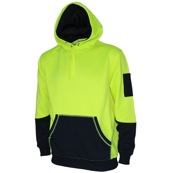 Hivis 2 tone super fleecy hoodie - kustomteamwear.com