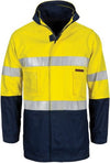 HiVis "4 IN 1" Cotton Drill Jacket with Generic R/Tape - kustomteamwear.com