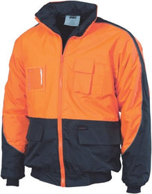  HiVis Contrast BOMBER JACKET - kustomteamwear.com