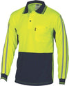 HiVis Cool-Breathe Stripe Polo - long Sleeve - kustomteamwear.com