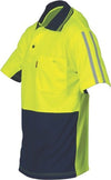 HiVis Cool-Breathe Stripe Polo - Short Sleeve - kustomteamwear.com