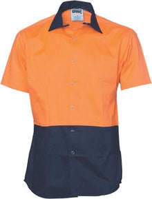  HiVis Cool Breeze Food Industry Cotton Shirt - Short Sleeve - kustomteamwear.com