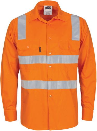 HiVis Cotton Bomber Jacket with ÔXÕ Back & additional CSR R/Tape below - kustomteamwear.com