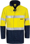 HiVis Cotton Drill "2 in 1" Jacket with Generic Reflective R/Tape - kustomteamwear.com