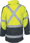 HiVis Cross Back 2 Tone D/N 6 in 1 Contrast Jacket (Outer Jacket and Inner Vest can be sold separately - kustomteamwear.com