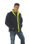 HiVis Cross Back D/N Ò4 in 1Ó Zip Off Sleeve Reversible Vest - kustomteamwear.com