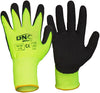 HiVis Cut5 - Nitrile Sandy Finish - kustomteamwear.com