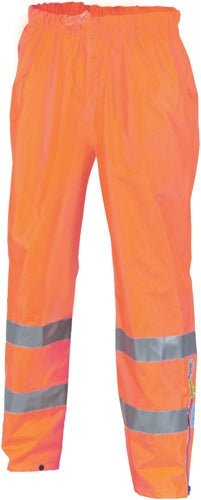 HiVis D/N Breathable Rain Pants with 3M R/Tape - kustomteamwear.com