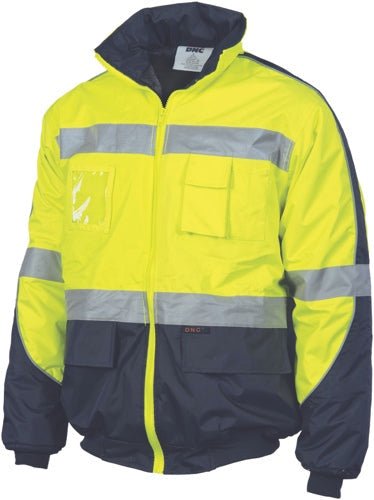 HiVis D/N Contrast Bomber Jacket - kustomteamwear.com