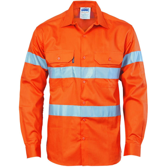 HIVIS D/N DRILL SHIRT - kustomteamwear.com